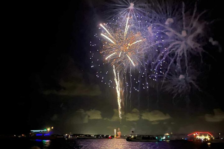 Fireworks Pontoon Tours in Destin